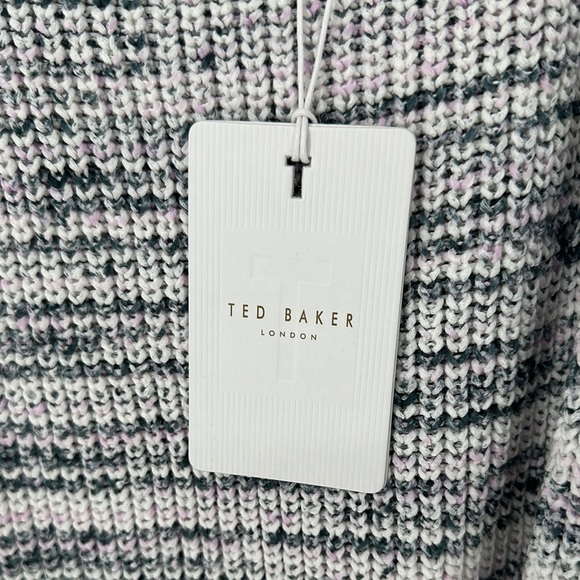 Ted Baker Purple and Blue Knit Sweater size 6-8 - Picture 7 of 9